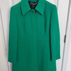 Jcrew Kelly green lady day coat size 12p